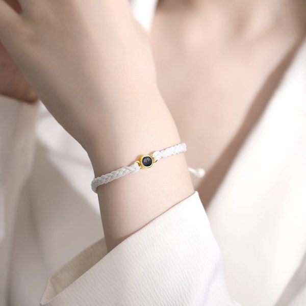 Personalized Circle Photo Bracelet - Image 5