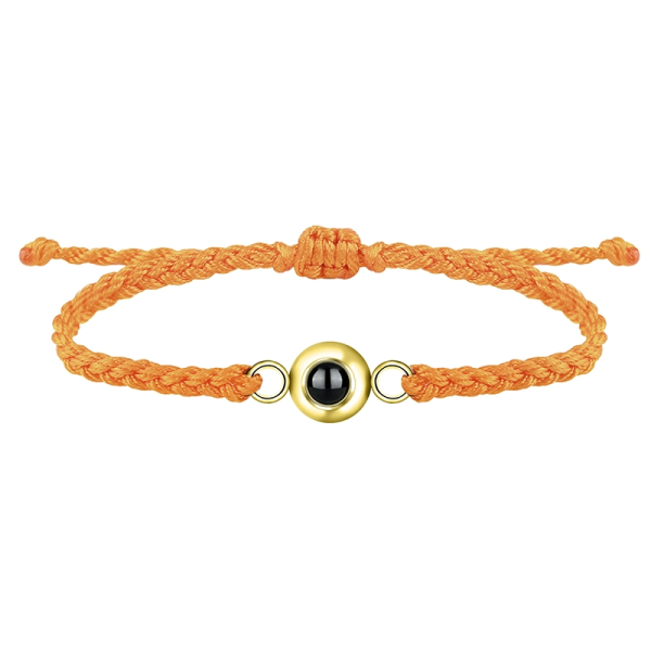 Personalized Circle Photo Bracelet - Image 7