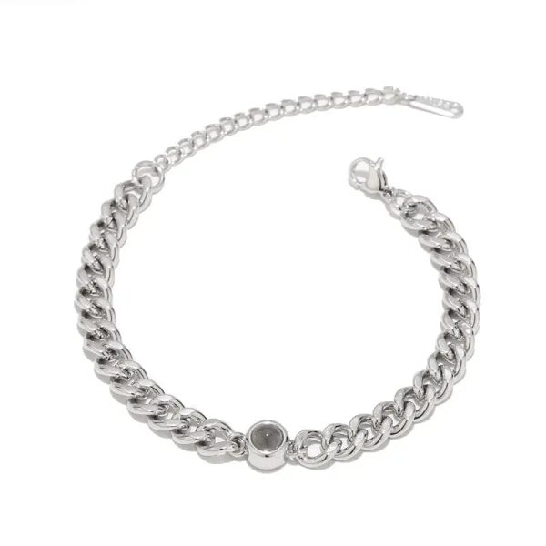 Custom Cuban Hidden Photo Bracelet - Image 3