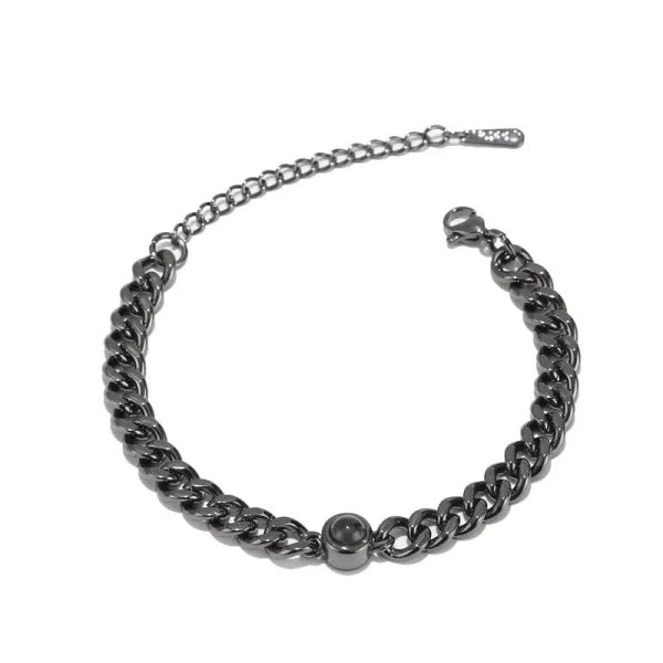 Custom Cuban Hidden Photo Bracelet - Image 4