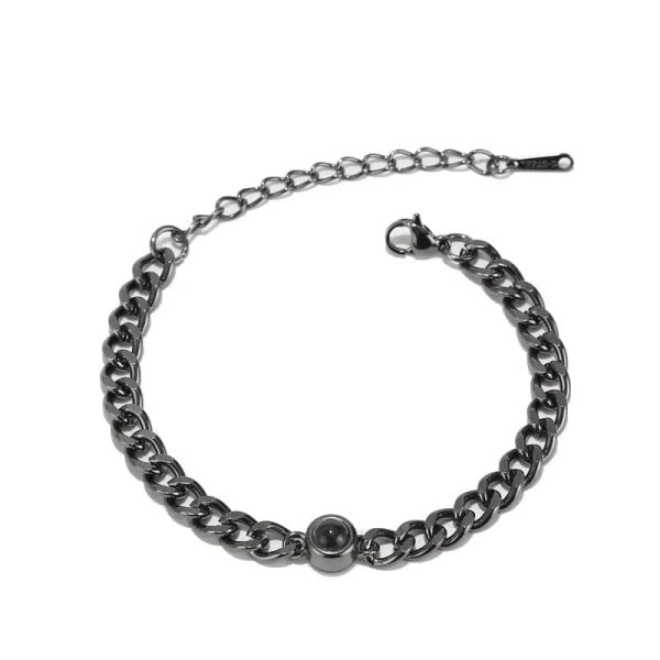 Custom Cuban Hidden Photo Bracelet - Image 2