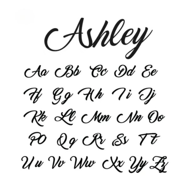 Custom Name in Unique Letters Bracelet - Image 9