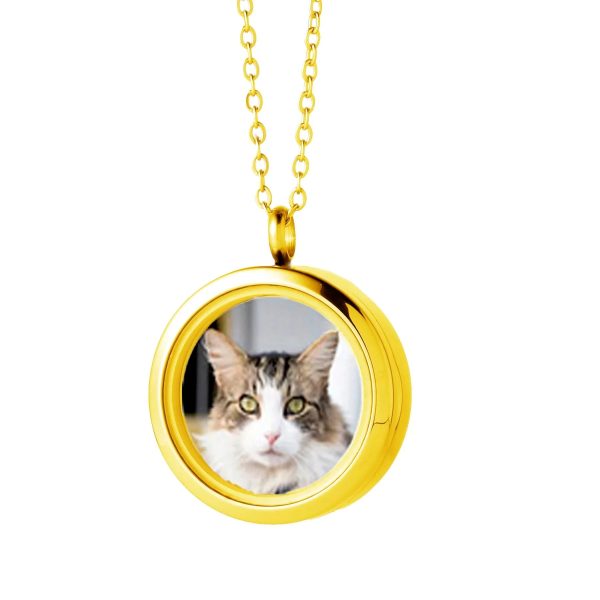 Custom Photo Engraved Memorial Ash Pendant - Image 3