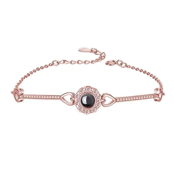Custom Photo Projection Classic Flower Bracelet - Image 4