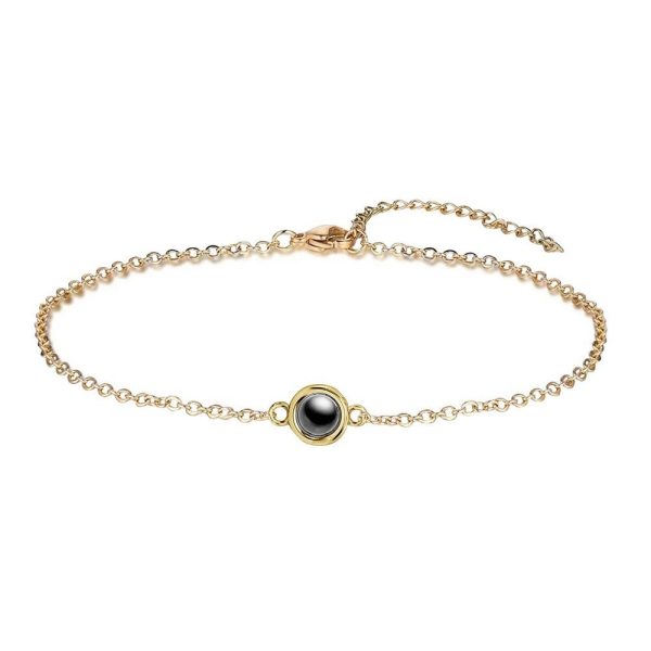 Custom Photo Projection Dainty Bracelet - Image 3