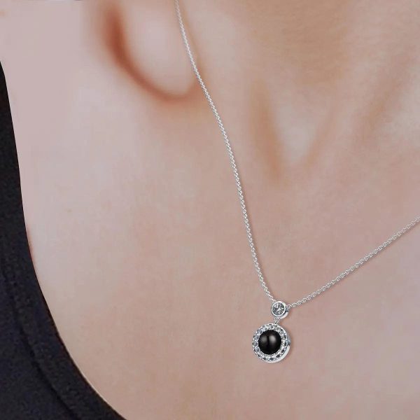 Custom Photo Projection Elegant Pendant Necklace - Image 3