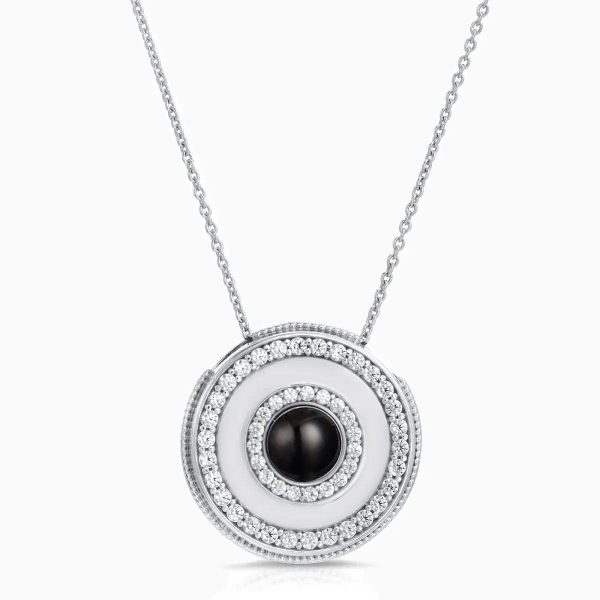 Custom Photo Projection Medallion Pendant Necklace - Image 3