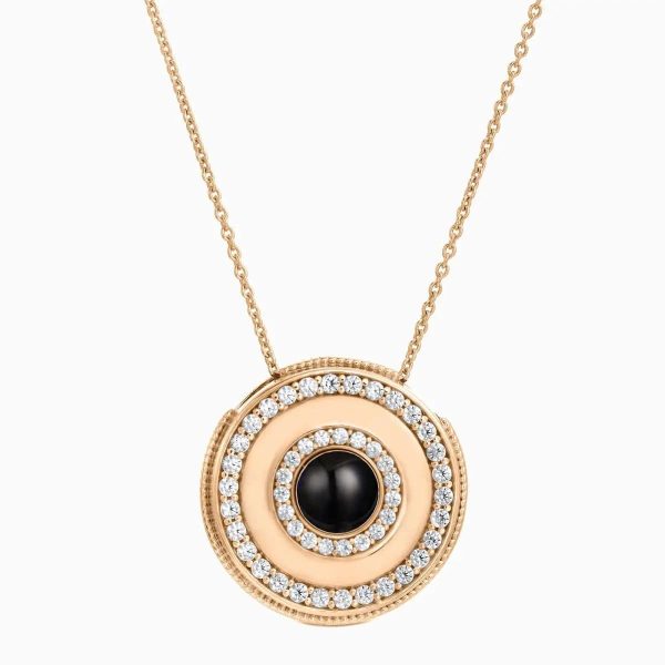 Custom Photo Projection Medallion Pendant Necklace - Image 2