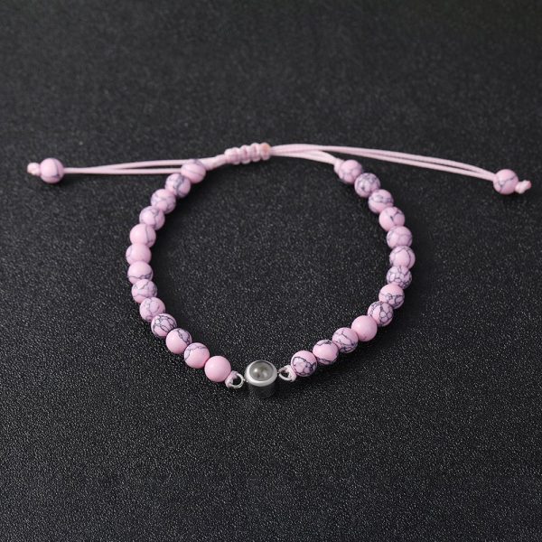 Customised Frosted Stone Projection Bracelet - Image 12