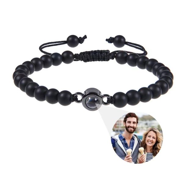 Customised Frosted Stone Projection Bracelet - Image 2