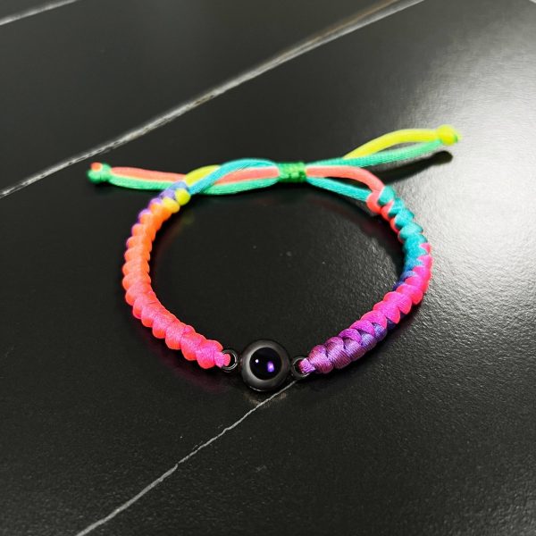 Customised Snake Knot Braided Projection Bracelet - Image 9