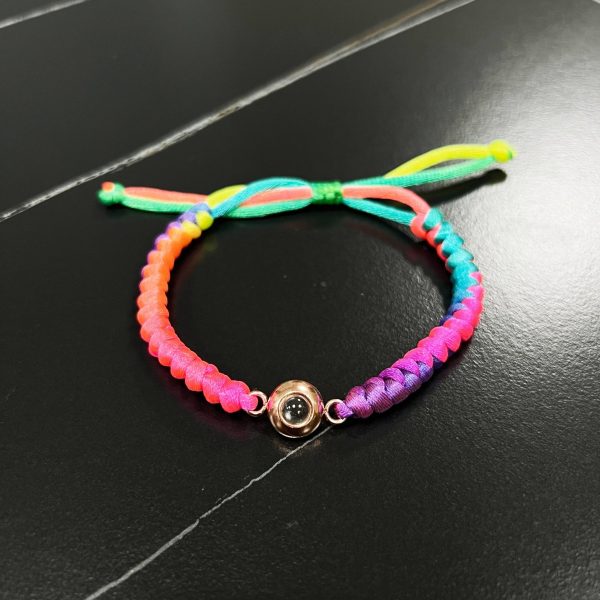 Customised Snake Knot Braided Projection Bracelet - Image 11