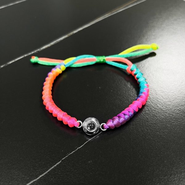 Customised Snake Knot Braided Projection Bracelet - Image 10