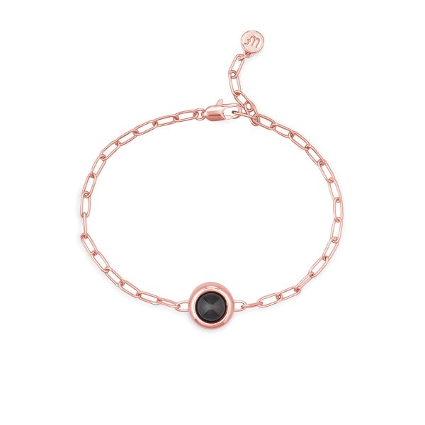 Personalized Paper Clip Chain Photo Bracelet - Image 3