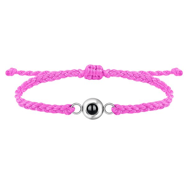 Personalized Circle Photo Bracelet - Image 8