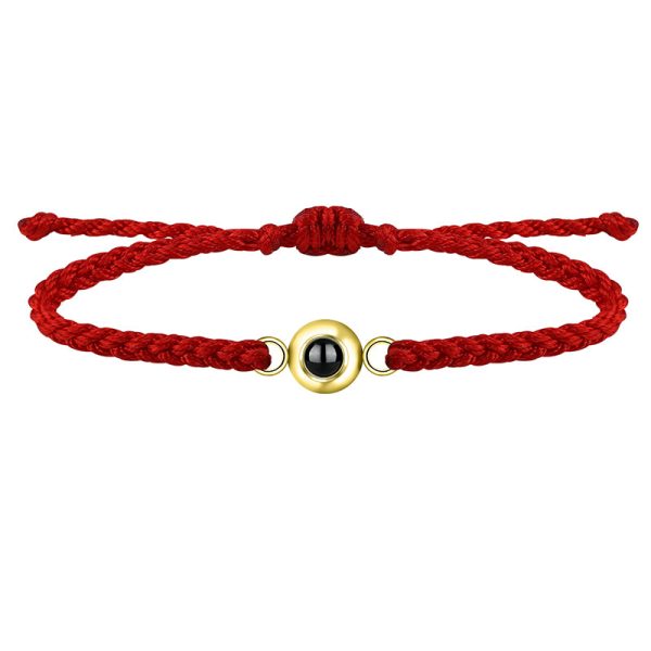Personalized Circle Photo Bracelet - Image 9